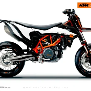 KTM GRAFIIKAT - 690 SMC-R "Sprint" (Musta/Valkoinen)