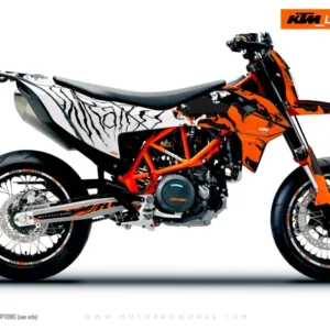 KTM GRAFIIKAT - 690 SMC-R "Wraith" (Oranssi)