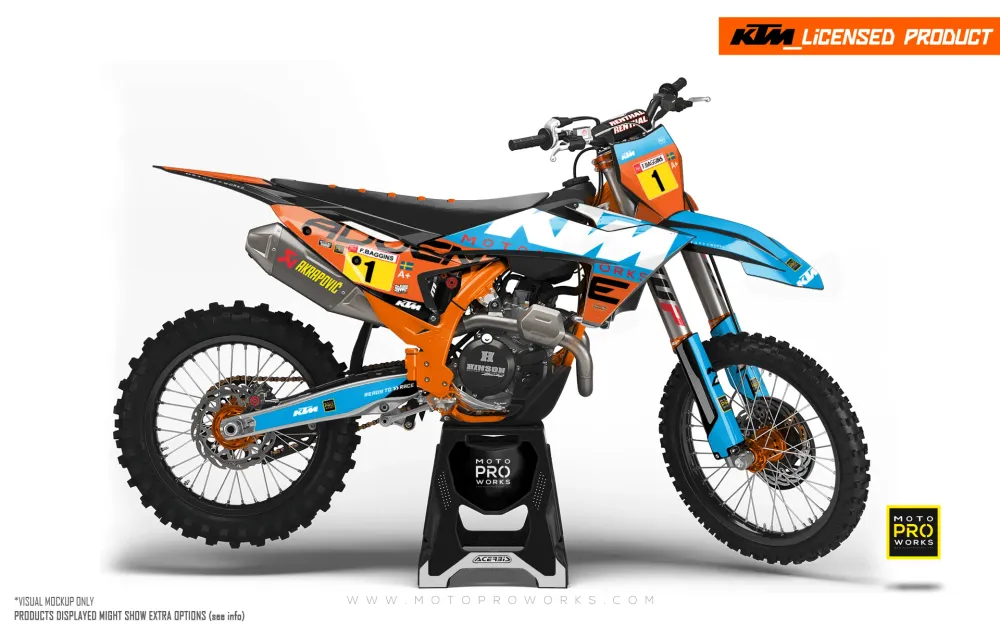 KTM GRAFIIKAT - EXC/SX / 450 SMR 2023-2024 "Waypointer" (Ocean)
