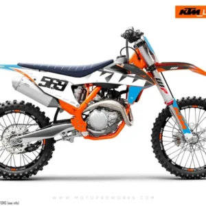 KTM GRAFIIKAT - EXC/SX "Ghost" (Sininen/Oranssi)