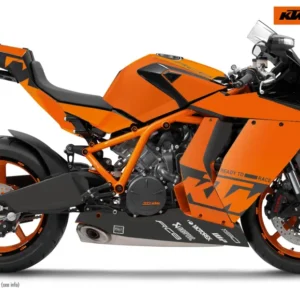 KTM RC8 1190 2011-2015 GRAFIIKAT - "Grid" (Oranssi/Harmaa)