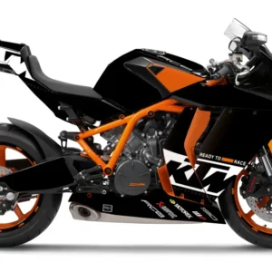 KTM RC8 1190 2011-2015 GRAFIIKAT - "Grid" (Musta/Oranssi)