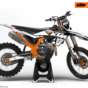 KTM SX / SX-F GRAFIIKAT - "RR-Tech" (Valkoinen)