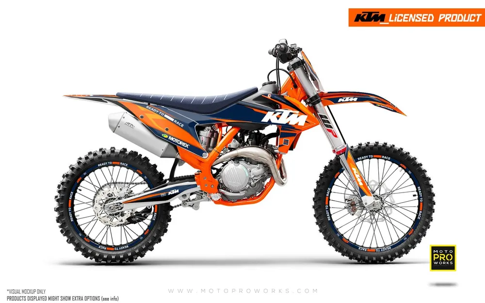 KTM XC / XC-F / XC-W GRAFIIKAT - "Colibri" (Oranssi)