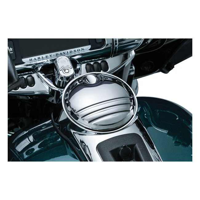 Kuryakyn Tri-Line polttoainesäiliön luukun kansi Touring 08-21