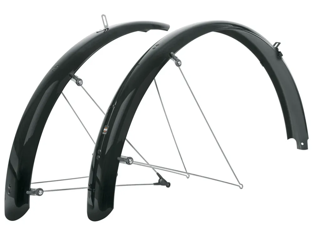 Lokasuojasetti SKS Bluemels Basic Front and rear 27,5" - 29" Musta
