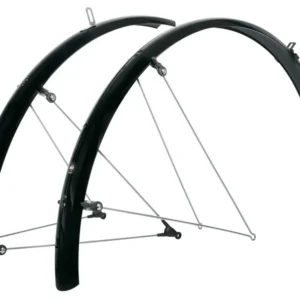 Lokasuojasetti SKS Mudguard Bluemels Basic Front and rear 28" Black