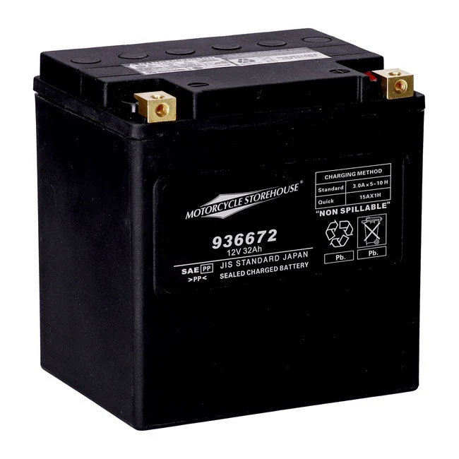 MCS 12V AGM akku 32Ah 450CCA