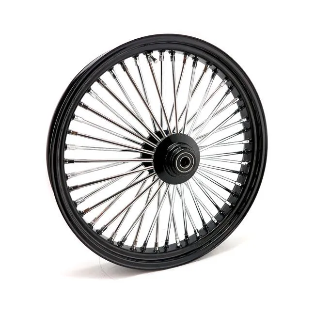 MCS Radial 48 Fat Spoke Etupyörä 3.50 x 23" SF Musta