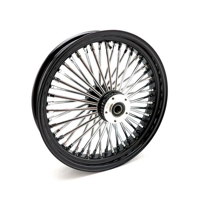 MCS Radial 48 Fat Spoke Etupyörä 3.50 x 18" DF Musta