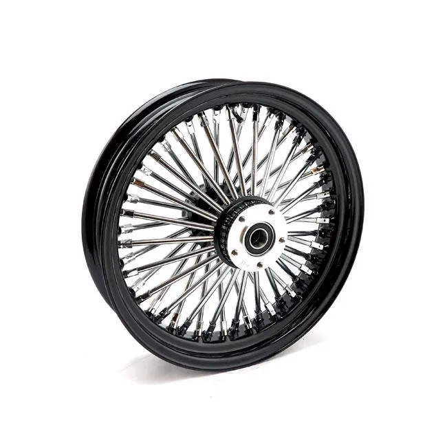 MCS Radial 48 Fat Spoke takapyörä 3.50 x 16" Musta