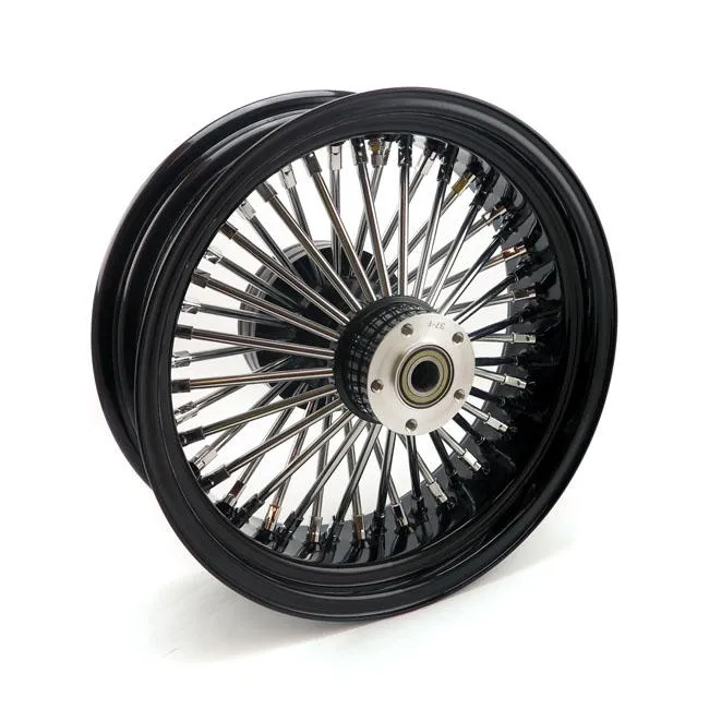 MCS Radial 48 Fat Spoke takapyörä 5.50 x 16" Musta