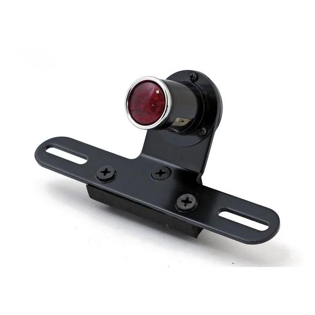 Old School Type 5 LED takavalo rekisterikilven kiinnike musta