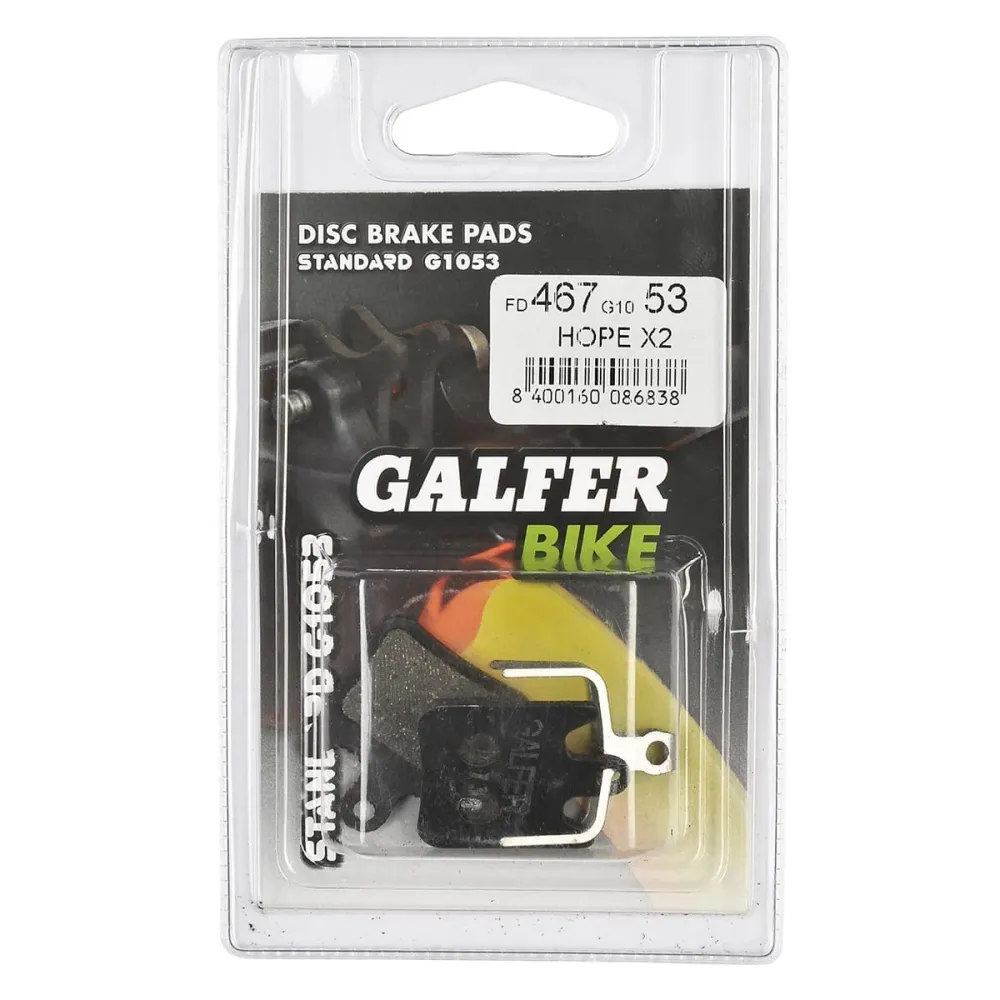 Puolimetalliset sisäkkeet GALFER PERFORMANCE Hope X2