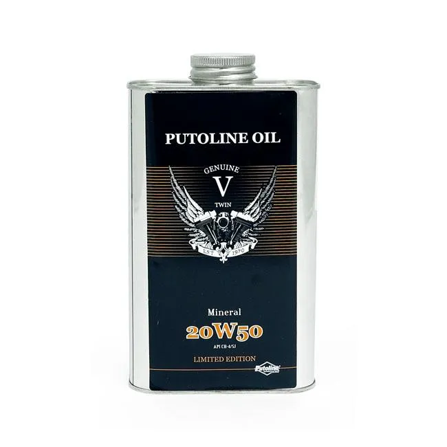Putoline Aito V-Twin Moottoriöljy Mineral 20W-50 1L