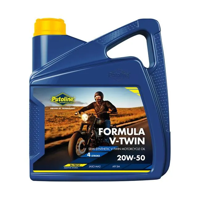 Putoline Formula V-Twin Moottoriöljy Puoli-synteettinen 20W-50 4L