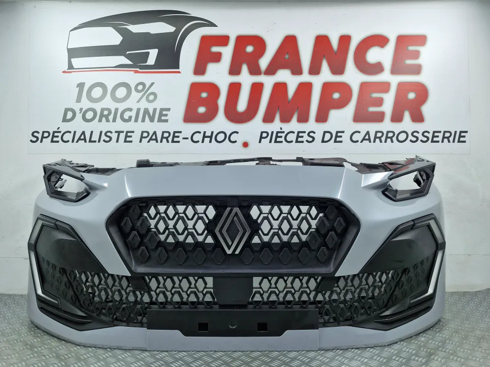 Renault Clio 6 (10/2025 alkaen) etupuskuri — alkuperäinen käytetty, täydellinen