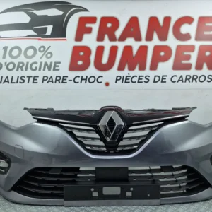 Renault Clio 5 Vaihe 1 tummanharmaa (2019+) etupuskuri 100 % alkuperäinen valmistajalta käytetty