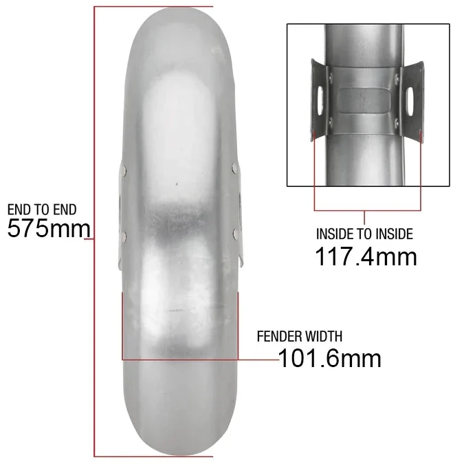 Ribbed Narrow Glide Moottoripyörän etulokasuoja 19/21" Harley XL FX:lle