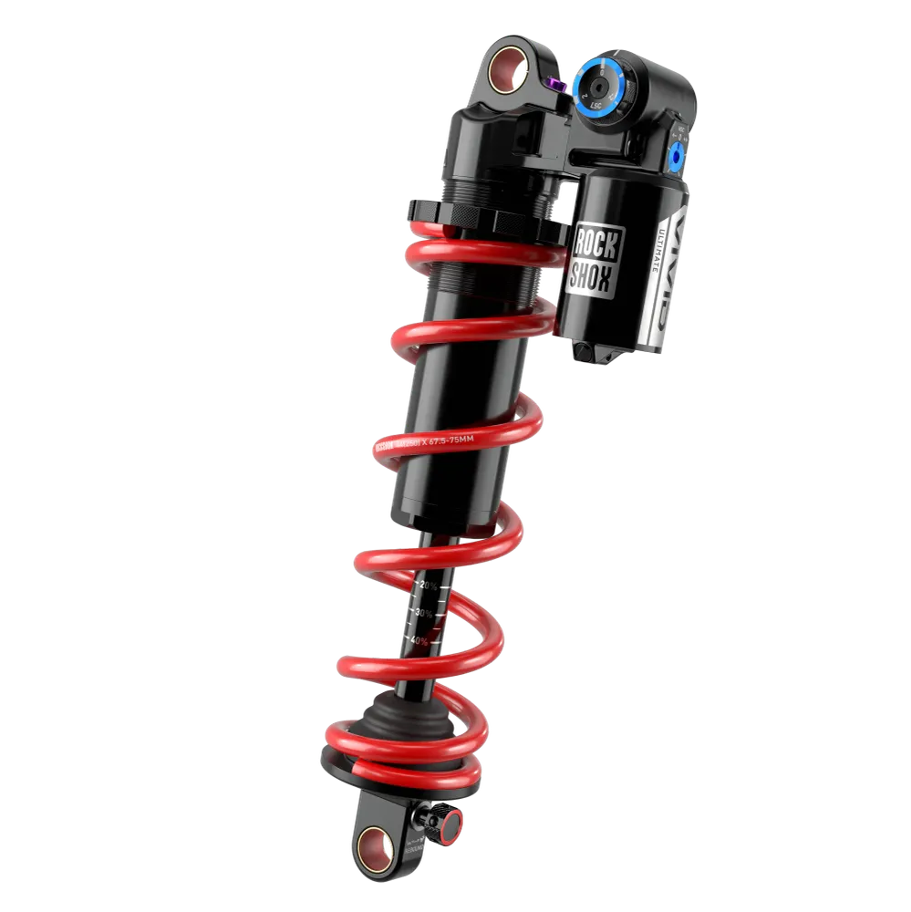 ROCKSHOX VIVID COIL ULTIMATE DH RC2 D1 Vakiomallinen iskunvaimennin Commencal Supreme -malliin.
