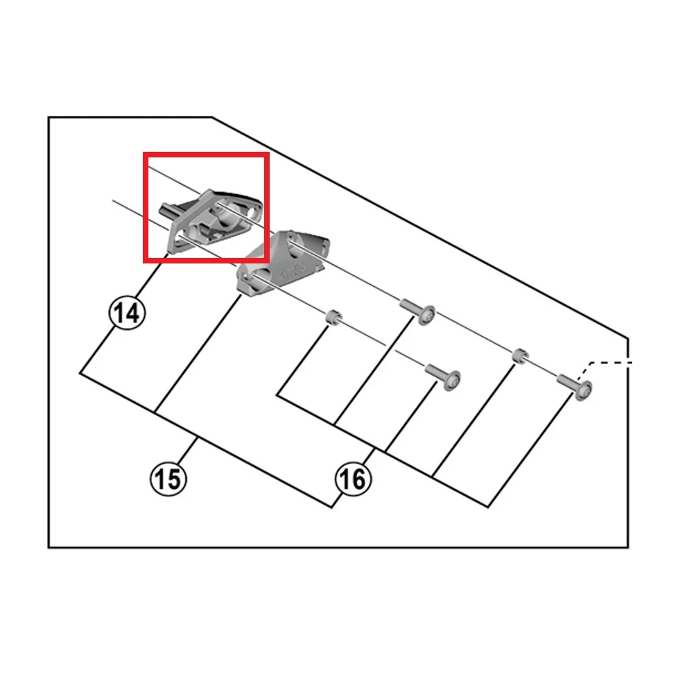 SHIMANO ST-R9120/R8025/R7020/R7025 Oikean vivun runkomembraani