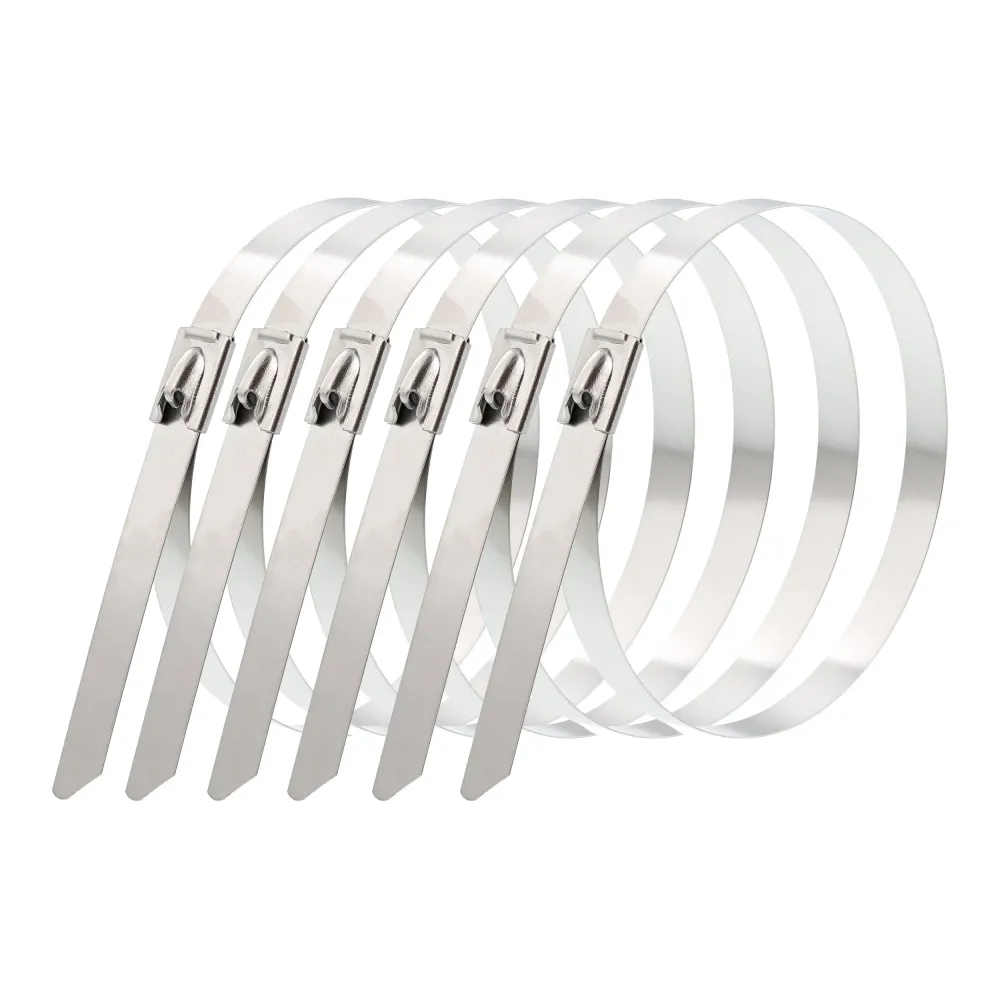 SMP Ruostumattomasta teräksestä valmistetut solmiokääreet 20cm 6-pakkaus