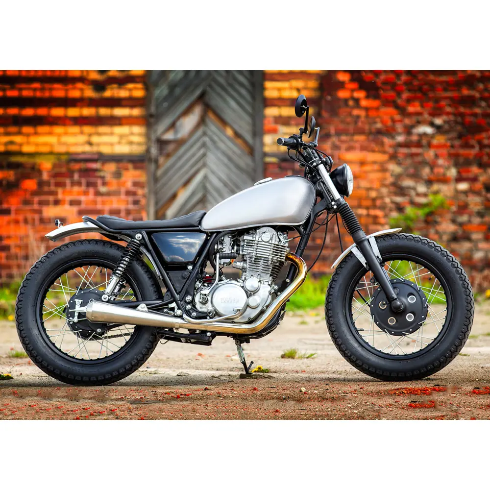 Spark Classic Style Stainless Steel Universal Moottoripyörä Slip-On äänenvaimennin