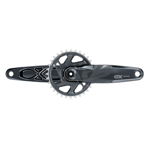 SRAM GX EAGLE FAT BIKE 5" DUB 11/12V Mono kampiakseli Harmaa