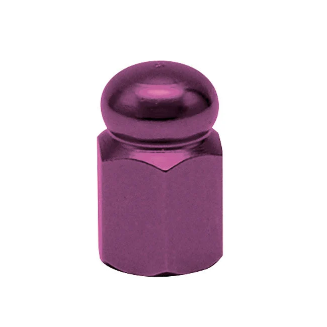 Trik Tropz venttiilin varren korkit Seos Hex Domed Purple (violetti)