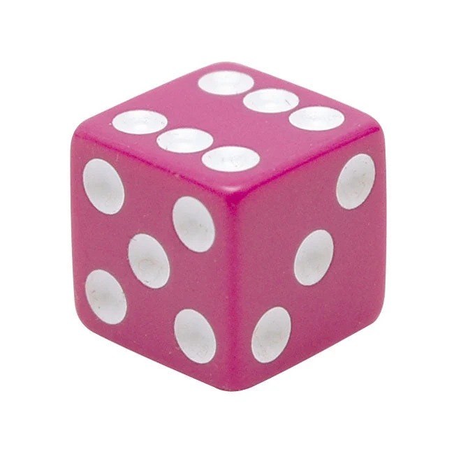 Trik Tropz venttiilinvarren korkit Dice Purple Purple
