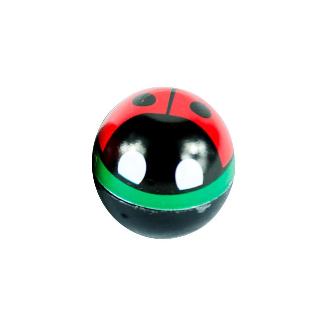 Trik Tropz venttiilinvarren korkit Lady Bug -venttiilin korkit. Punainen