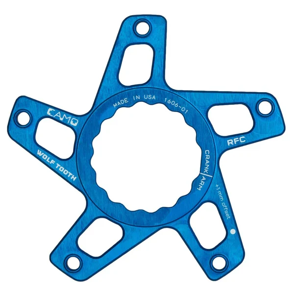 WOLF TOOTH CAMO P3 Raceface Cinch Direct Mount Offset 3mm Blue kampiakselin tähti