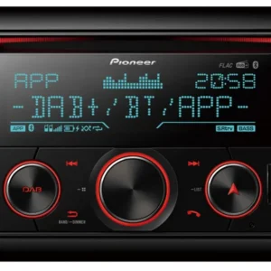 Pioneer FH-S820DAB 2-DIN Autostereo m. DAB ja Bluetooth