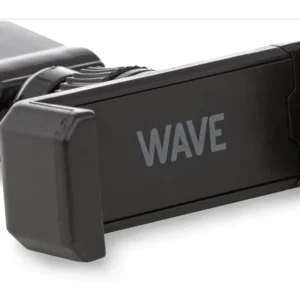 Wave Ventclip -autoteline, musta