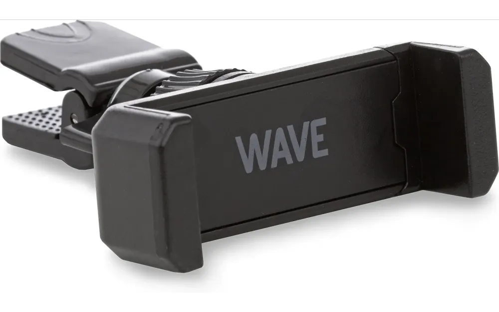 Wave Ventclip -autoteline, musta