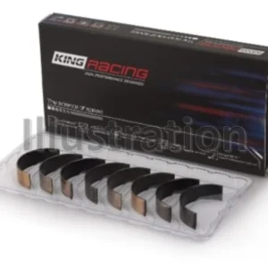King Mazda MZR 2.3L 16V / Ford Duratec 2.3L 16V (Size .026) Connecting Rod Bearings (Set 4)