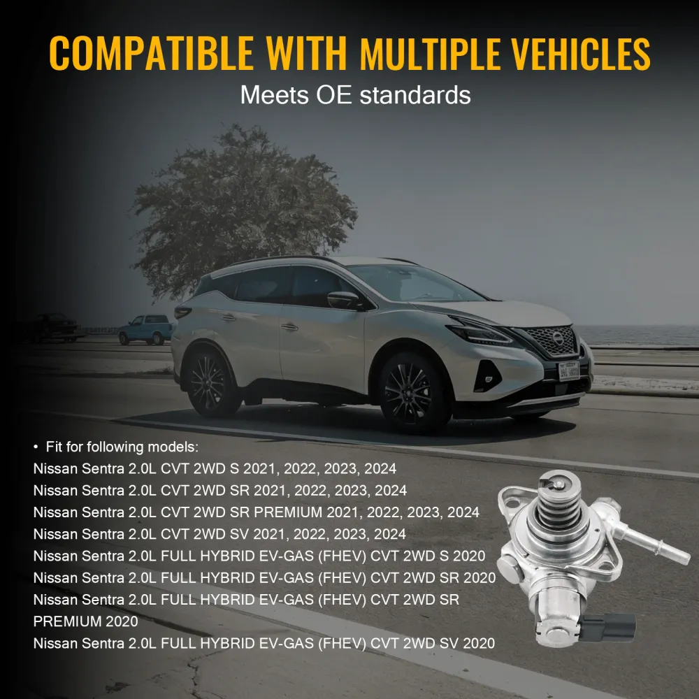 Polttoainepumppu korkeapaineinen 16630-5TA0B 16630-5TA0A Sopii 2020-2024 Nissan Sentra 2.0L
