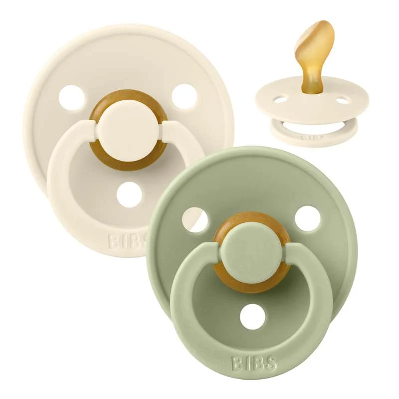 Bibs Anatominen Colour Tutti - 2-Pak - k. 2 - luonnonkumi - Ivor/Salvia