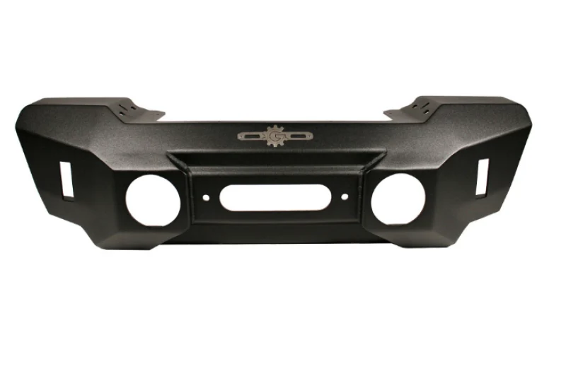 Rock Slide 07-18 Jeep Wrangler JK Appalachian Steel Stubby Front Bumper w/ Winch Plate