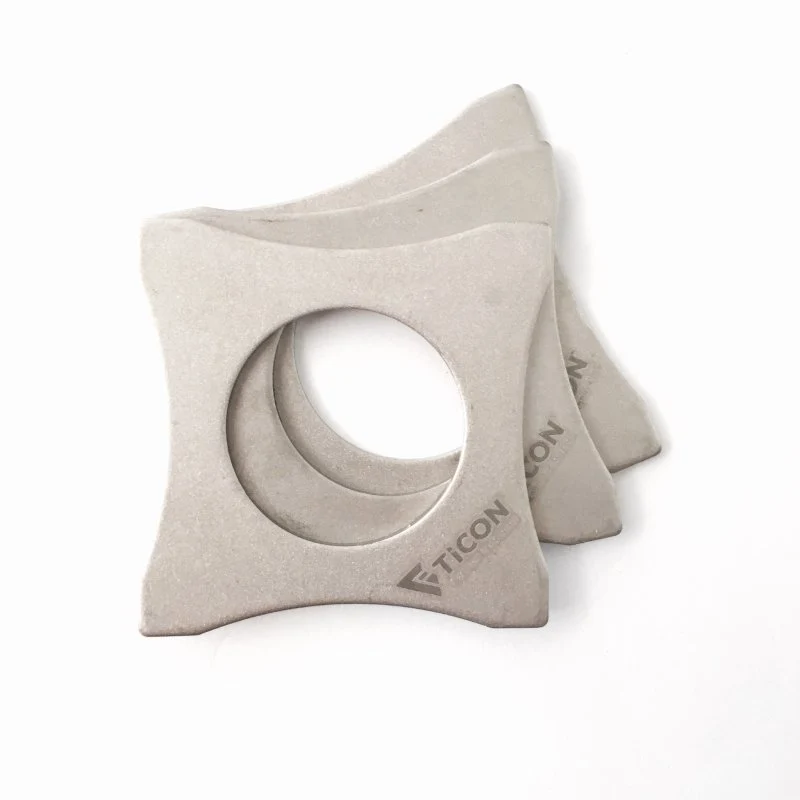 Ticon Industries Titanium Brace Bracket O2 Sensor Bung - 1.5mm/.059in