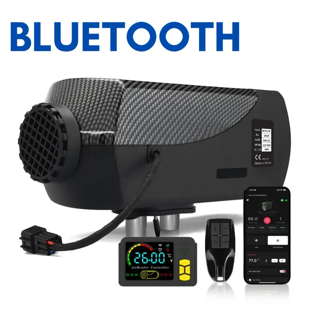 Diesel-ilmalämmitin 8 kW, PAKETTI - BLUETOOTH