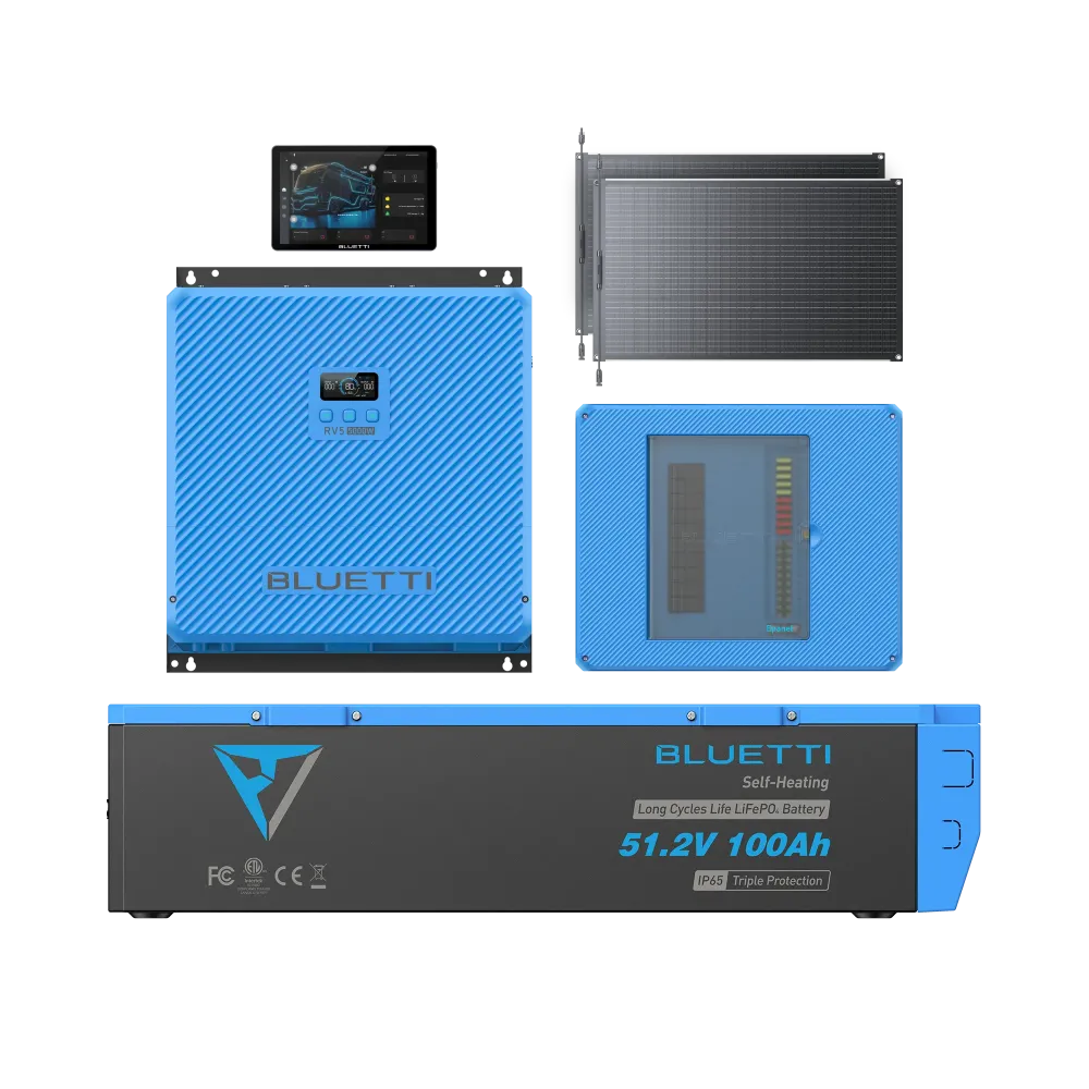 BLUETTI RV5+B4810+Epanel+Epad+200W All--One RV Solar System BLUETTI-EU