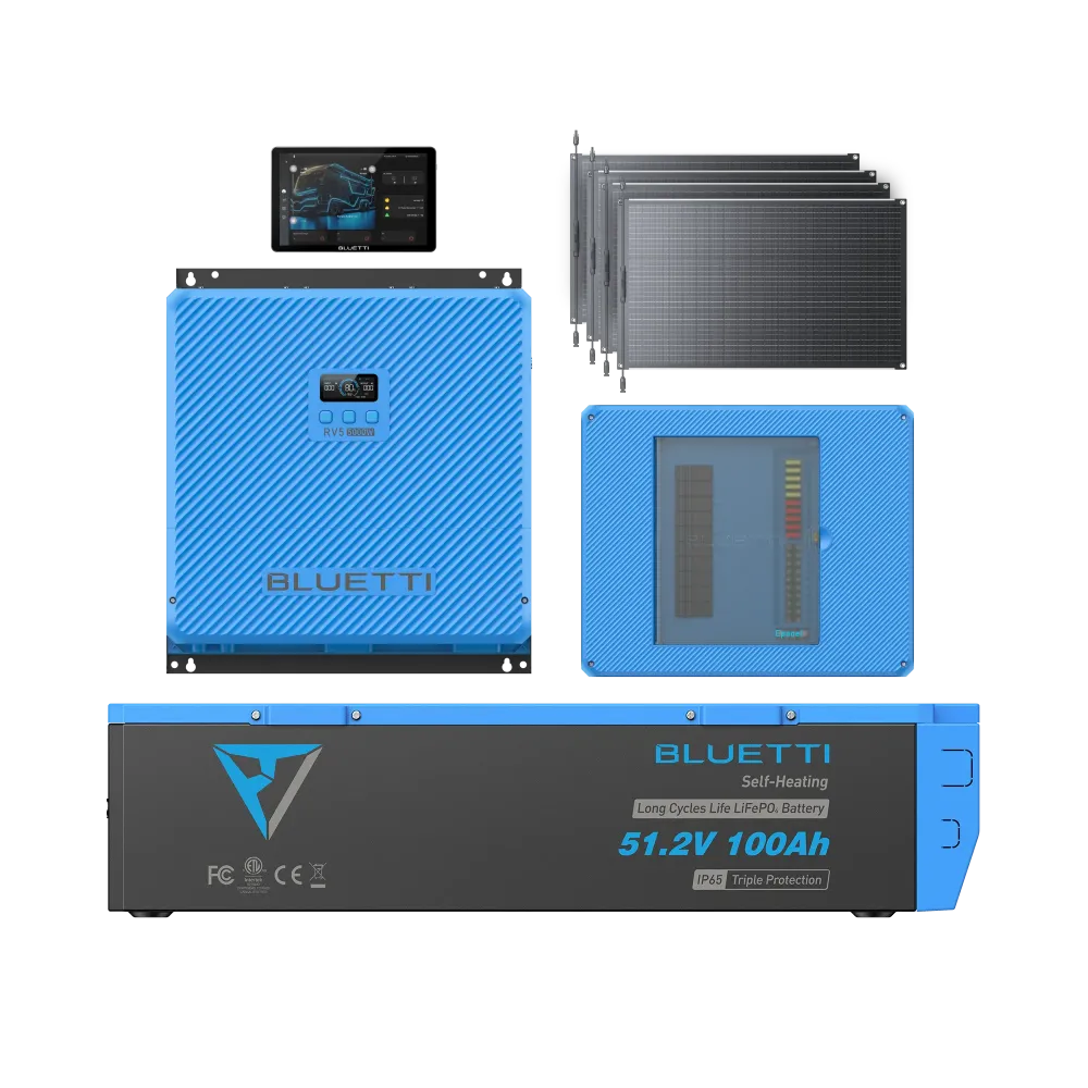 BLUETTI RV5+B4810+Epanel+Epad+2*200W All--One RV Solar System BLUETTI-EU