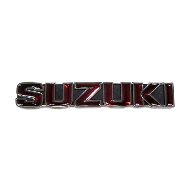 Suzuki kaasusäiliön tunnus GT musta/punainen