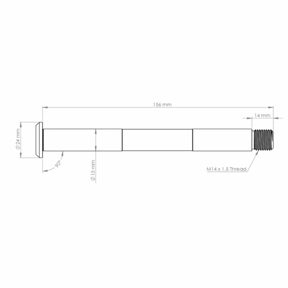 BURGTEC etupyörän akseli FOX-haarukalle 15x110 mm Boost Avant 2021 violetti