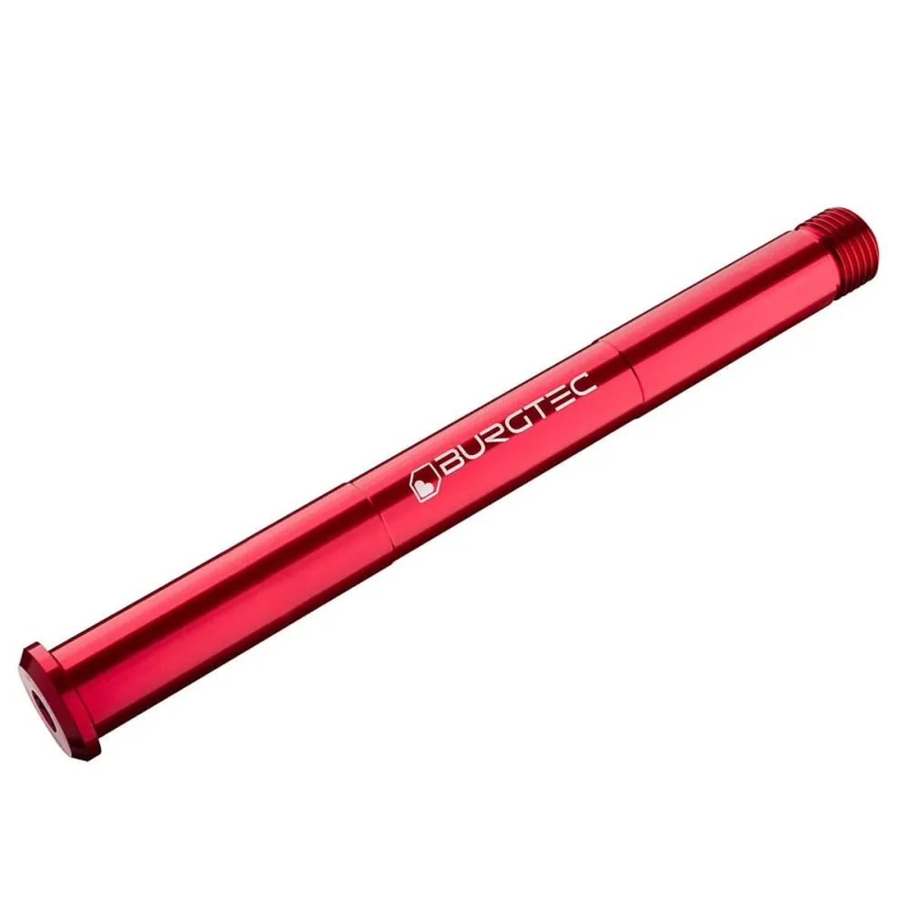 BURGTEC etupyörän akseli Rockshox-haarukalle 15x110 mm Boost Red