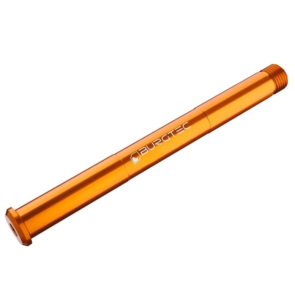 BURGTEC etupyörän akseli Rockshox-haarukalle 15x110 mm Boost Orange