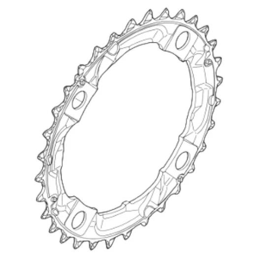 Shimano Acera FC-M361 3x8/7v 104mm 38T Eturatas