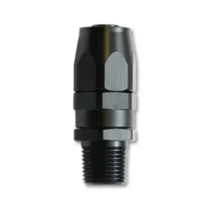 Vibrant -8AN Male NPT Straight Hose End Fitting - 1/4 NPT