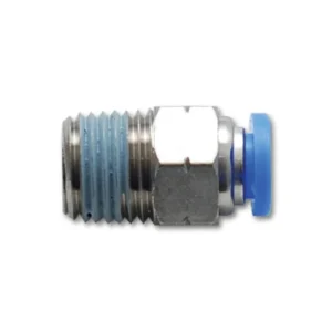 Vibrant Male Straight Fitting 3/16in OD Tubing (1/8in NPT Thread)